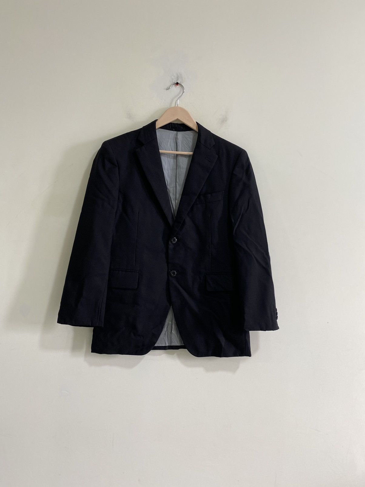 Alfred Dunhill Dunhill Black Blazer Custom Made in Japan Size 42R - 1 Thumbnail