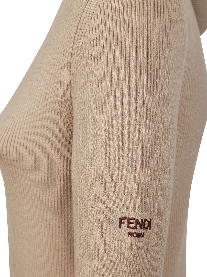 Fendi o1loc1c0426 Dress in Beige Size S / US 4 / IT 40 - 3 Thumbnail