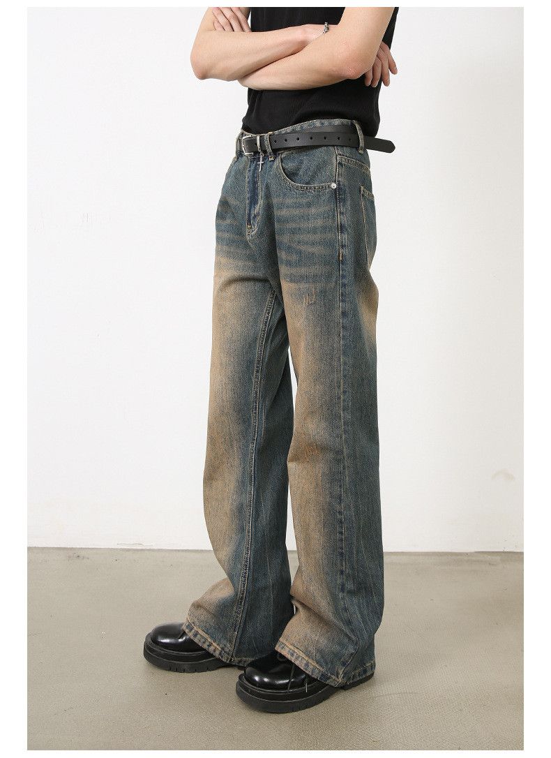 Vintage Japanese-Style Loose-Fit Men's Streetwear Flared Jeans Size US 32 / EU 48 - 4 Thumbnail