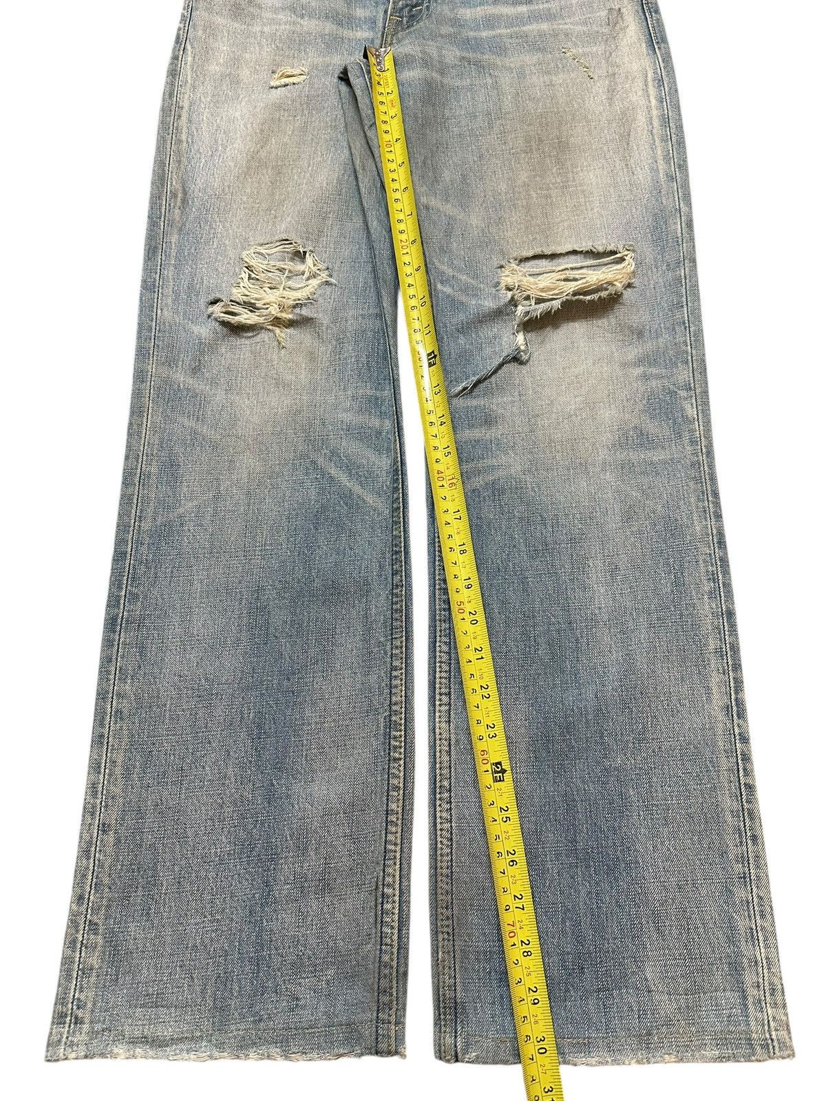 Levi's Vintage 90s Levis 502 Mud Faded Wash Distress Baggy Jeans Size US 31 - 14 Thumbnail