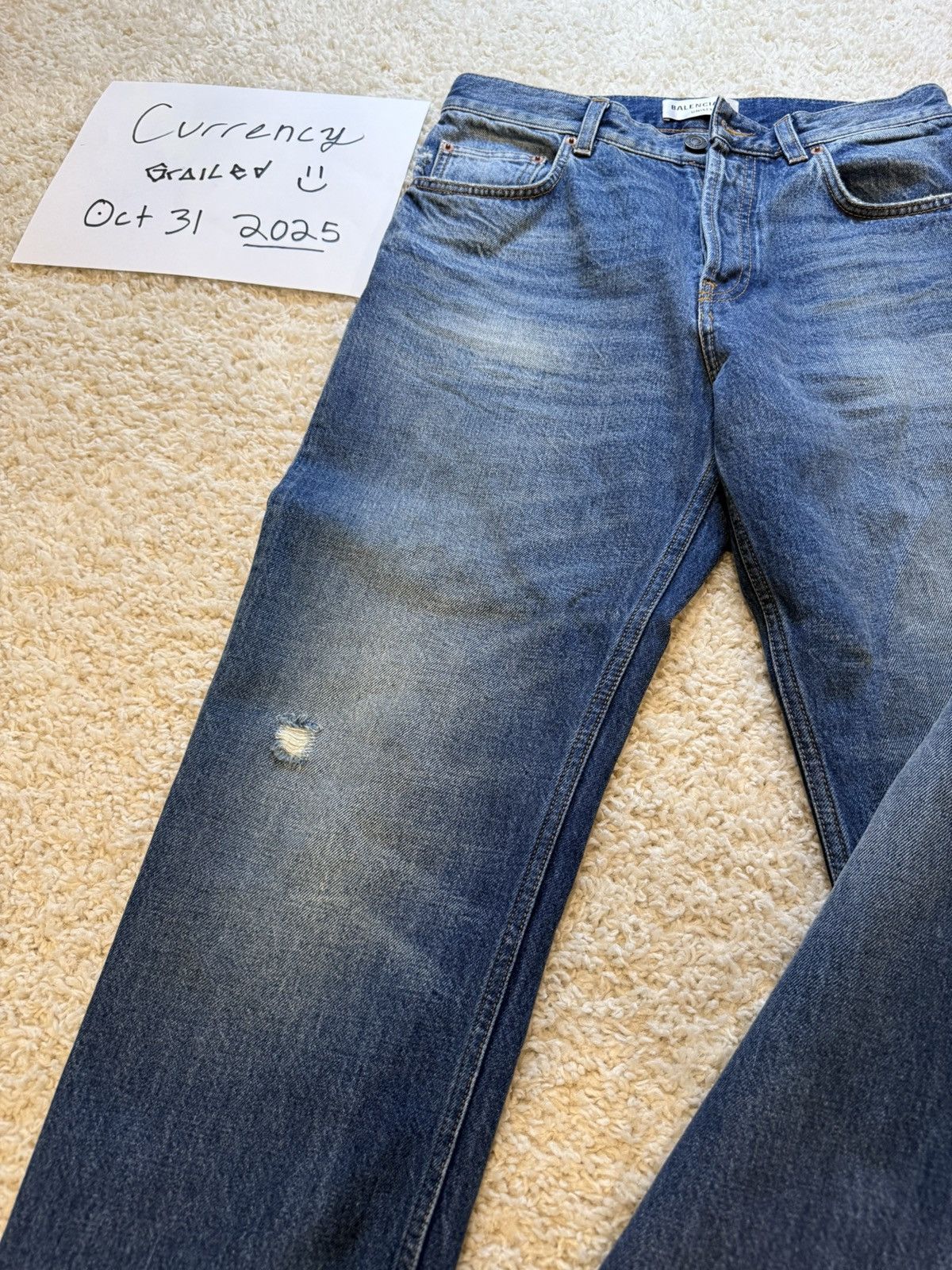 Balenciaga Balenciaga Heal Bite Jean Denim Size US 30 / EU 46 - 4 Thumbnail