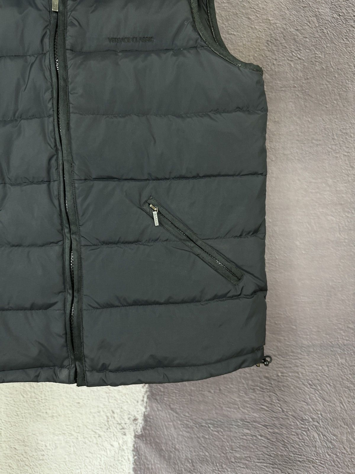 Other Versace Classic black nylon shimmer down vest gilet Size US S / EU 44-46 / 1 - 9 Thumbnail