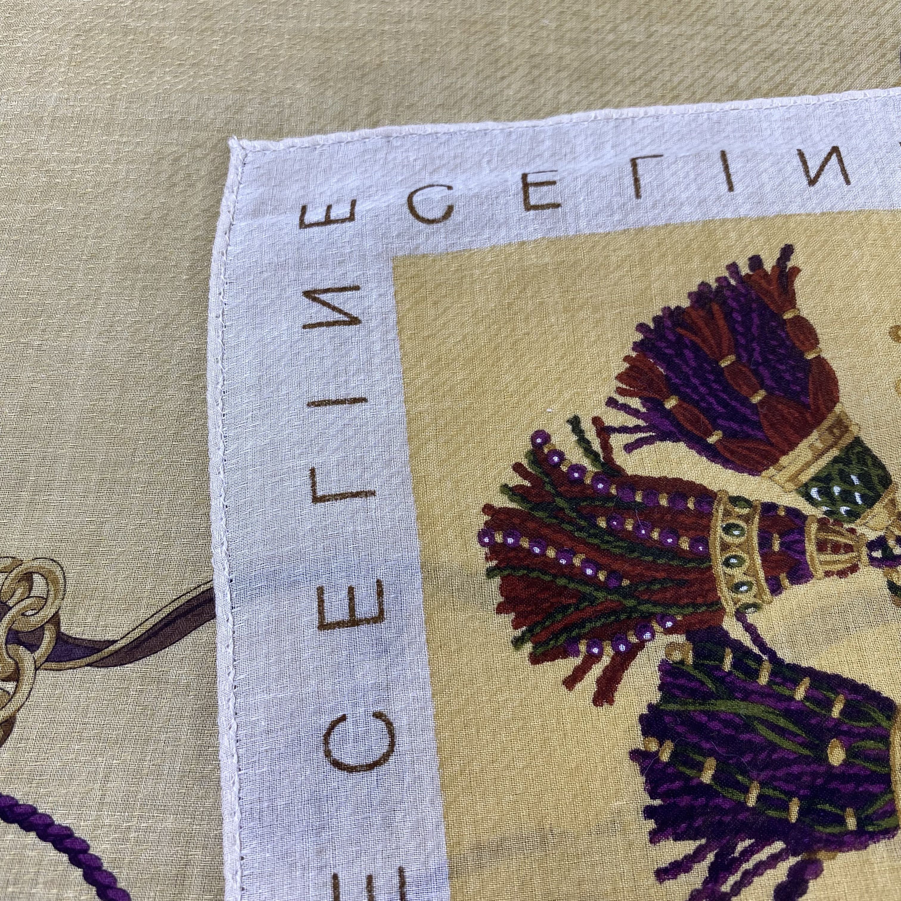 Celine Celine Handkerchief Neckerchief Bandana-B1795 Size ONE SIZE - 6 Thumbnail