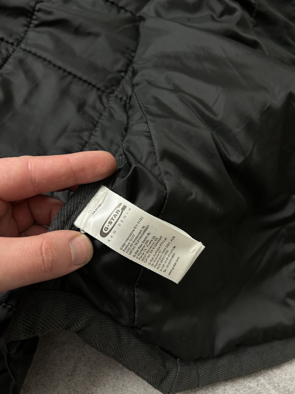 G-Star Vintage G-Star Raw hooded parkas jacket mens black Size US L / EU 52-54 / 3 - 6 Thumbnail