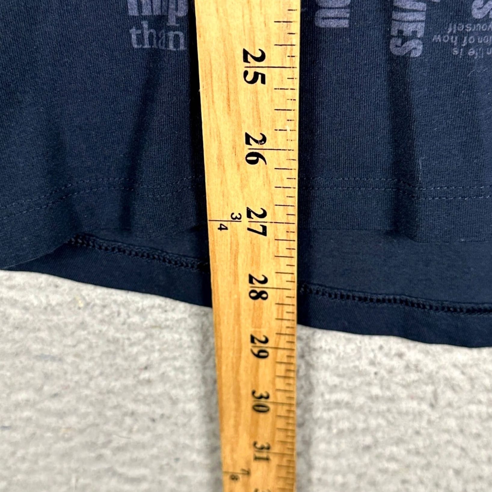 Lululemon Lululemon T-Shirt Womens XL Navy Blue Seek Curiosity Yoga Graphic Workout Tee Size XL / US 12-14 / IT 48-50 - 6 Thumbnail