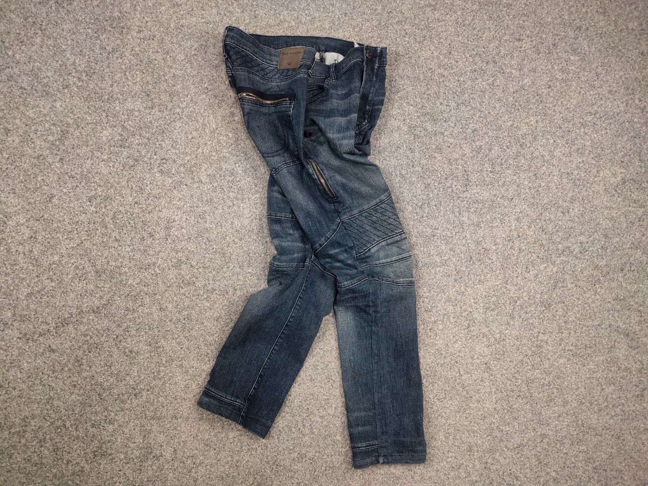 True Religion × Vintage Vintage True Religion rocco New Moto Denim Jeans Y2K Style Size US 36 / EU 52 - 10 Thumbnail