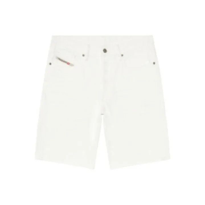 Diesel Diesel White Denim Shorts for Men 0079 Size US 32 / EU 48 - 1 Thumbnail