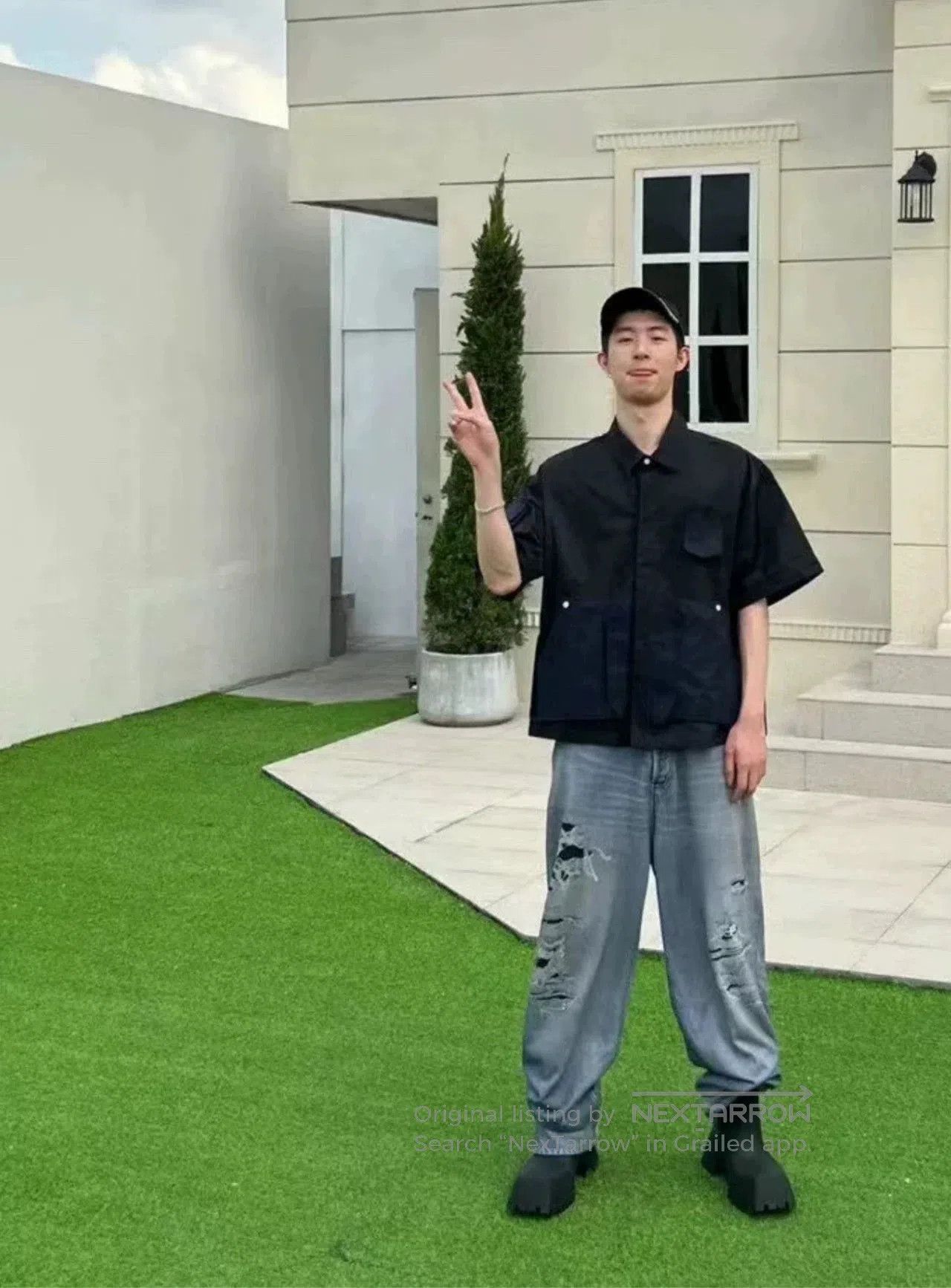 Balenciaga balenciaga 3d printed ripped denim pants. Size US 26 / EU 42 - 7 Thumbnail