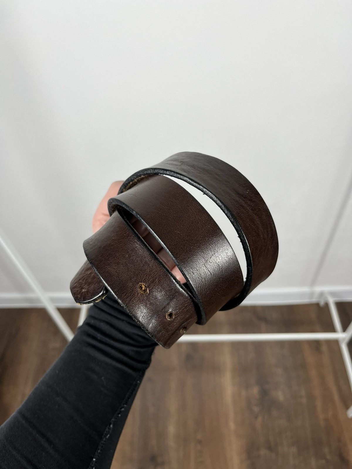 Levi's Levi’s Genuine Leather Belt Brown Vintage Style Size ONE SIZE - 7 Thumbnail