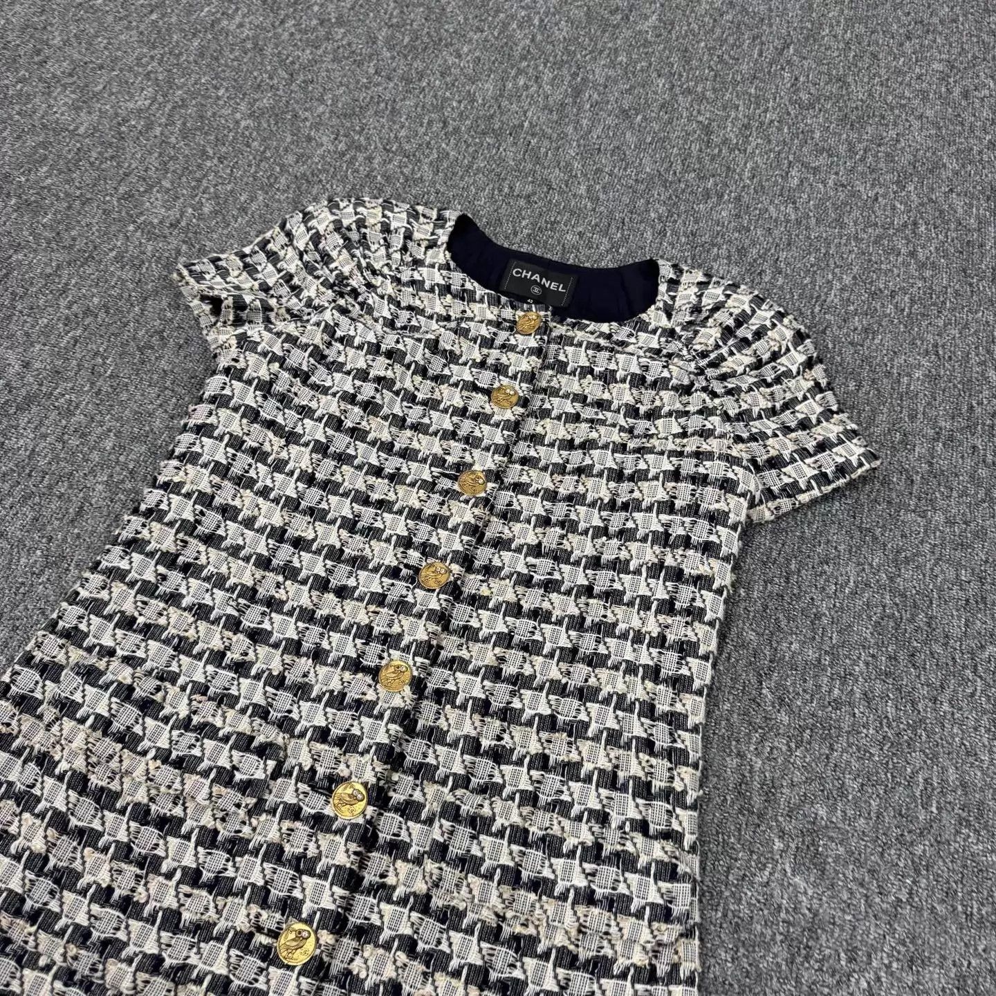 Chanel Chanel Greek Owl Crystal Buckle Tweed Dress 42 99N Size M / US 6-8 / IT 42-44 - 3 Thumbnail