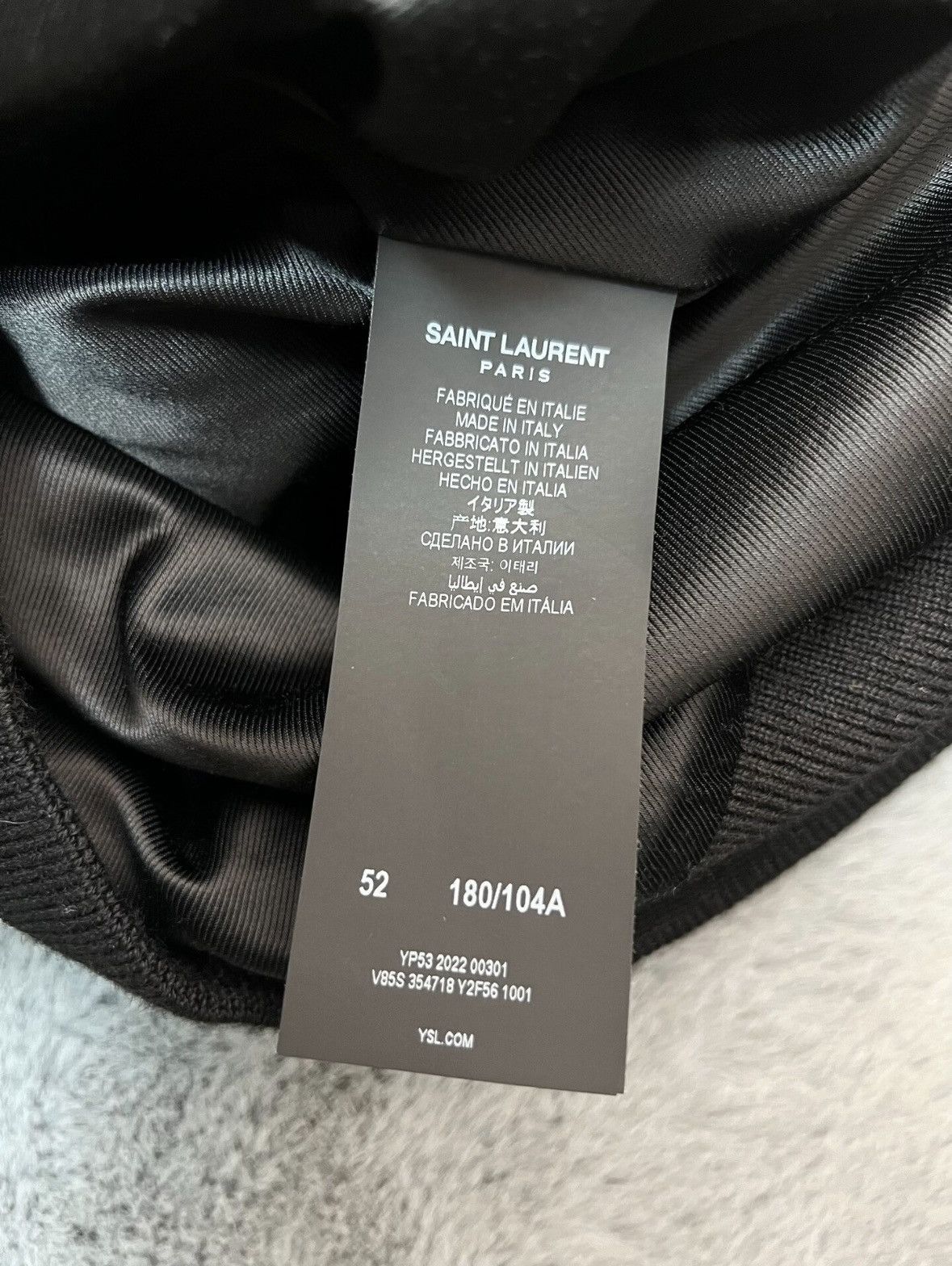 Saint Laurent Paris Black Sequinned Teddy Jacket sz 52 Size US L / EU 52-54 / 3 - 7 Thumbnail