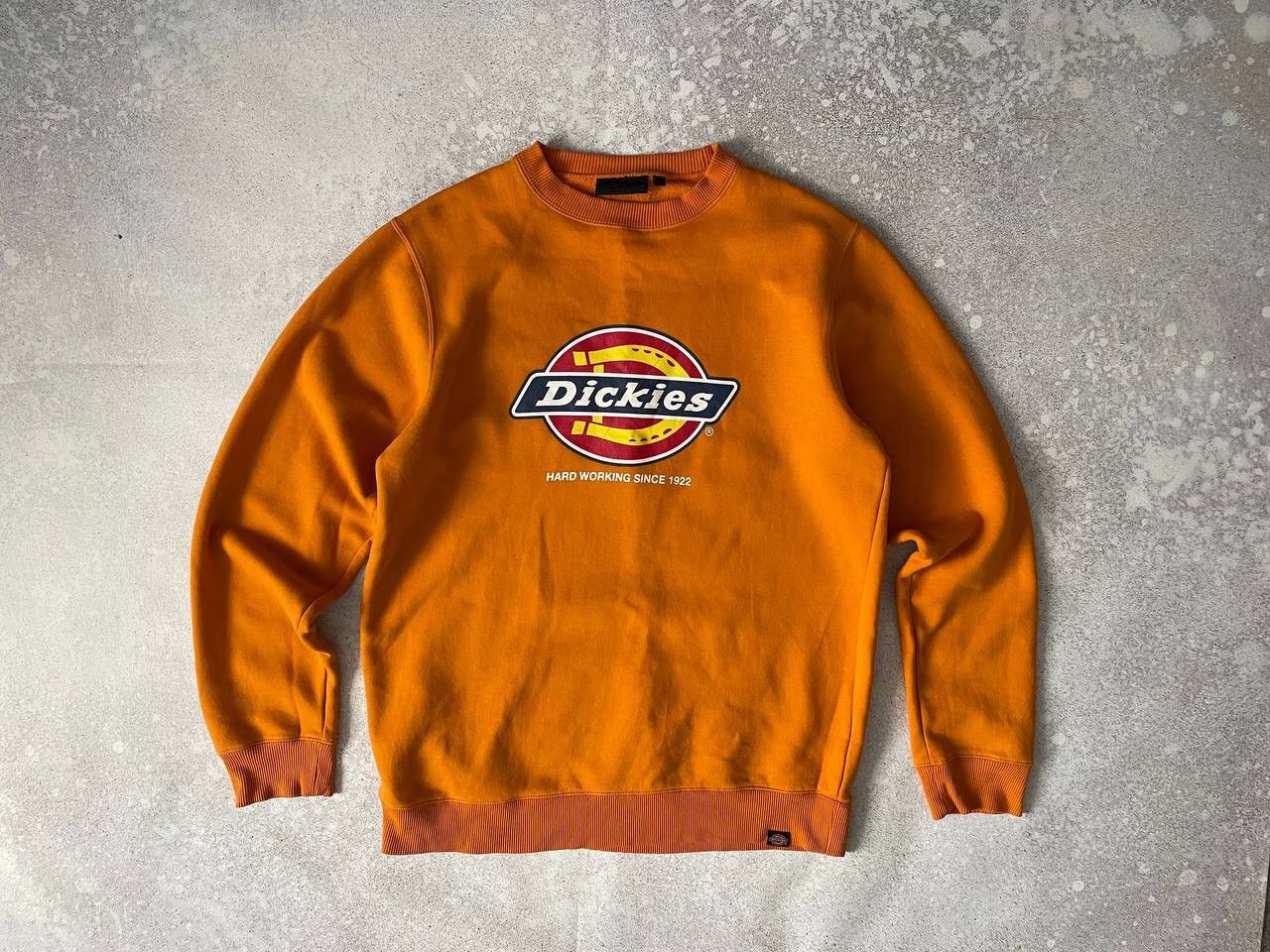 Dickies × Vintage Vintage Dickies Hard Working Sweatshirt Big logo Y2K Rare Size US L / EU 52-54 / 3 - 1 Thumbnail