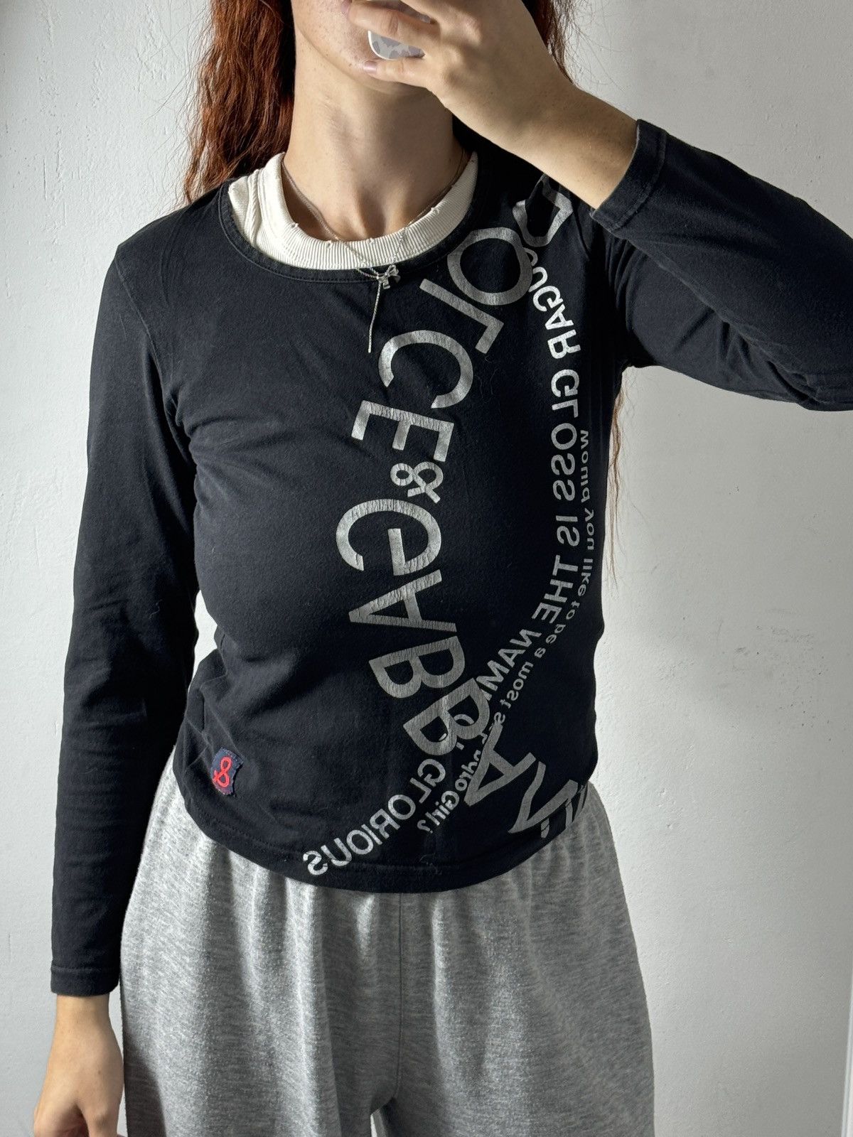 Dolce & Gabbana archive dolce gabbana distressed long sleeve with