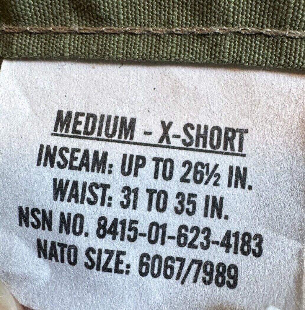 Designer Army Combat Cargo Pants Med X-Short Size ONE SIZE - 3 Thumbnail