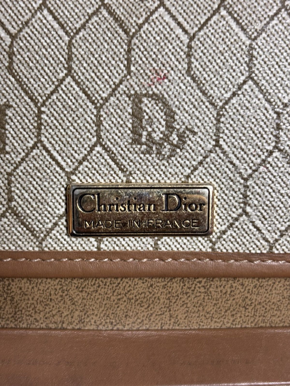 Dior Christian Dior Archival Honeycomb Canvas Chain Bag Size ONE SIZE - 4 Thumbnail