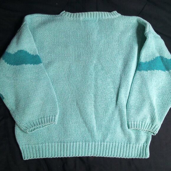 Other Vintage Rebecca Stone Tropical Fish AOP Crewneck Sweater Size M / US 6-8 / IT 42-44 - 8 Thumbnail