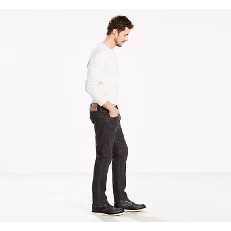 Levi's LEVI’S® 502™ REGULAR TAPER FIT STRETCH JEANS BLACK 36 x 30 Size US 36 / EU 52 - 2 Thumbnail