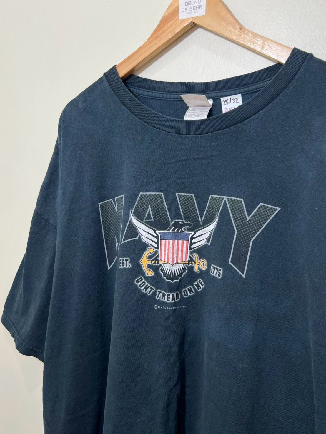 Vintage Vintage NAVY American Don’t Tread On Me USA bnz01 3XL Size US XXL / EU 58 / 5 - 2 Thumbnail