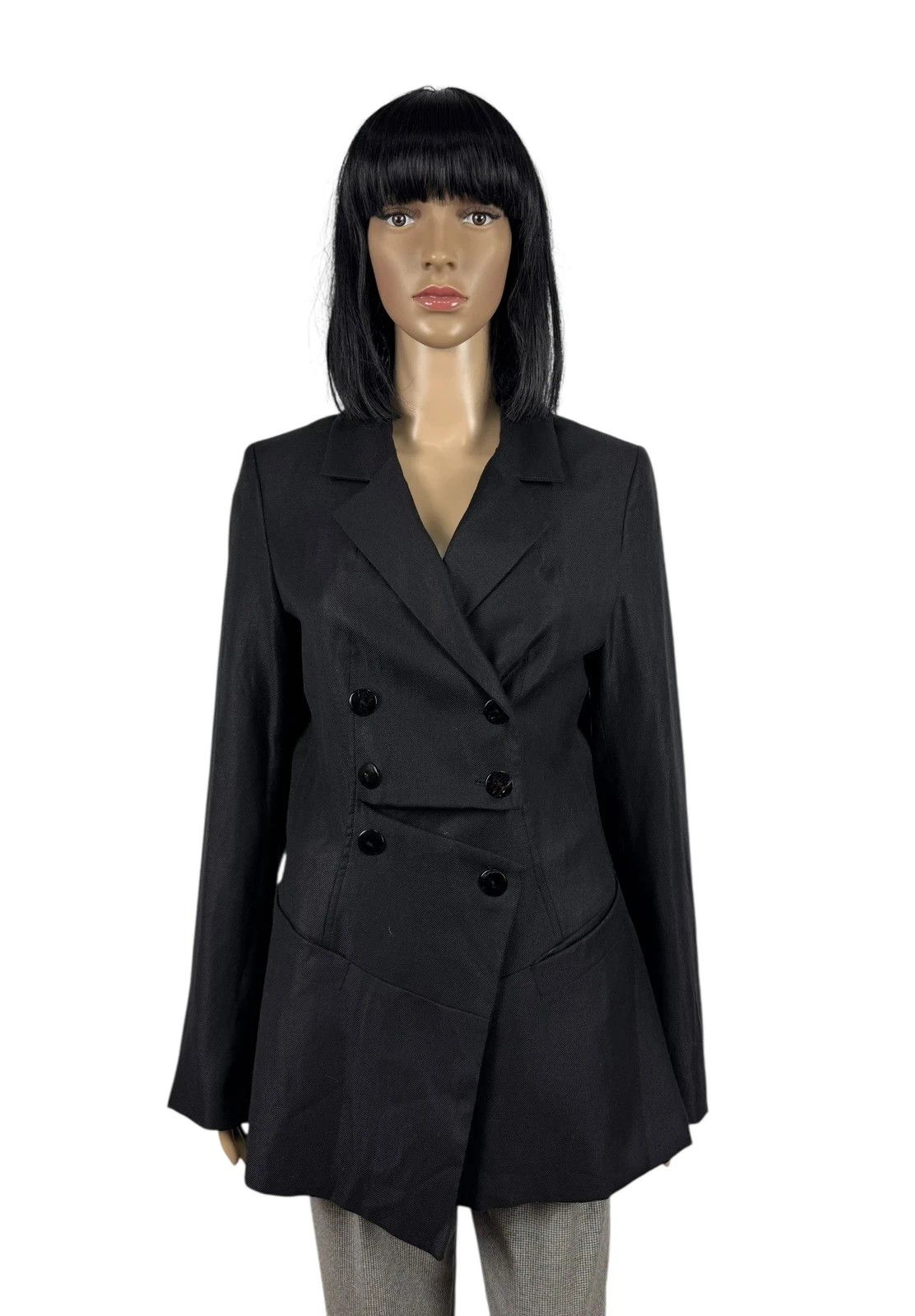 Sarah Pacini Sarah Pacini Deconstructed Blazer Linen Wool size 1 Size S / US 4 / IT 40 - 1 Thumbnail