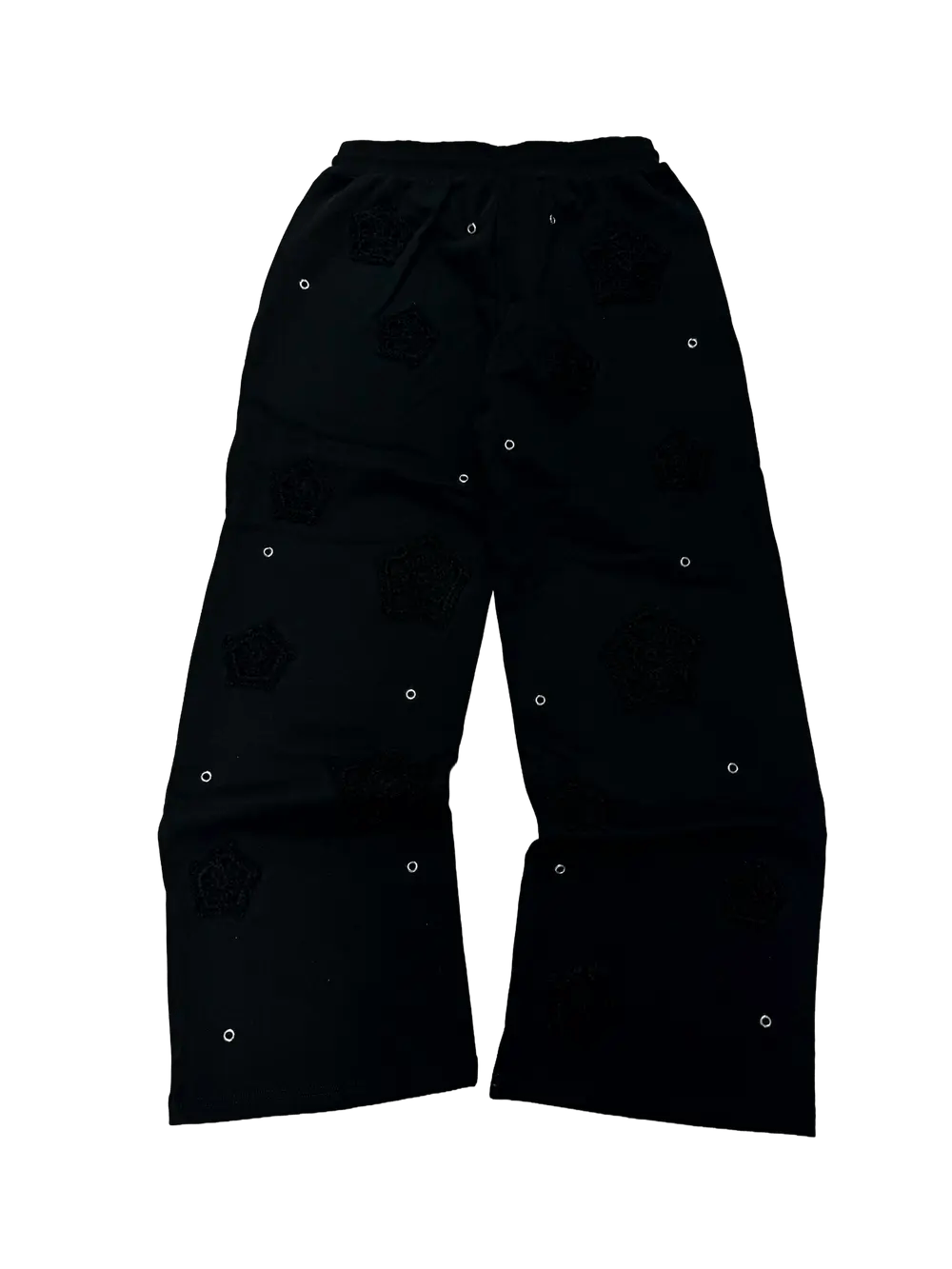 Other Arkyve Phantom Patch Crochet Black Sweats Size US 36 / EU 52 - 2 Thumbnail