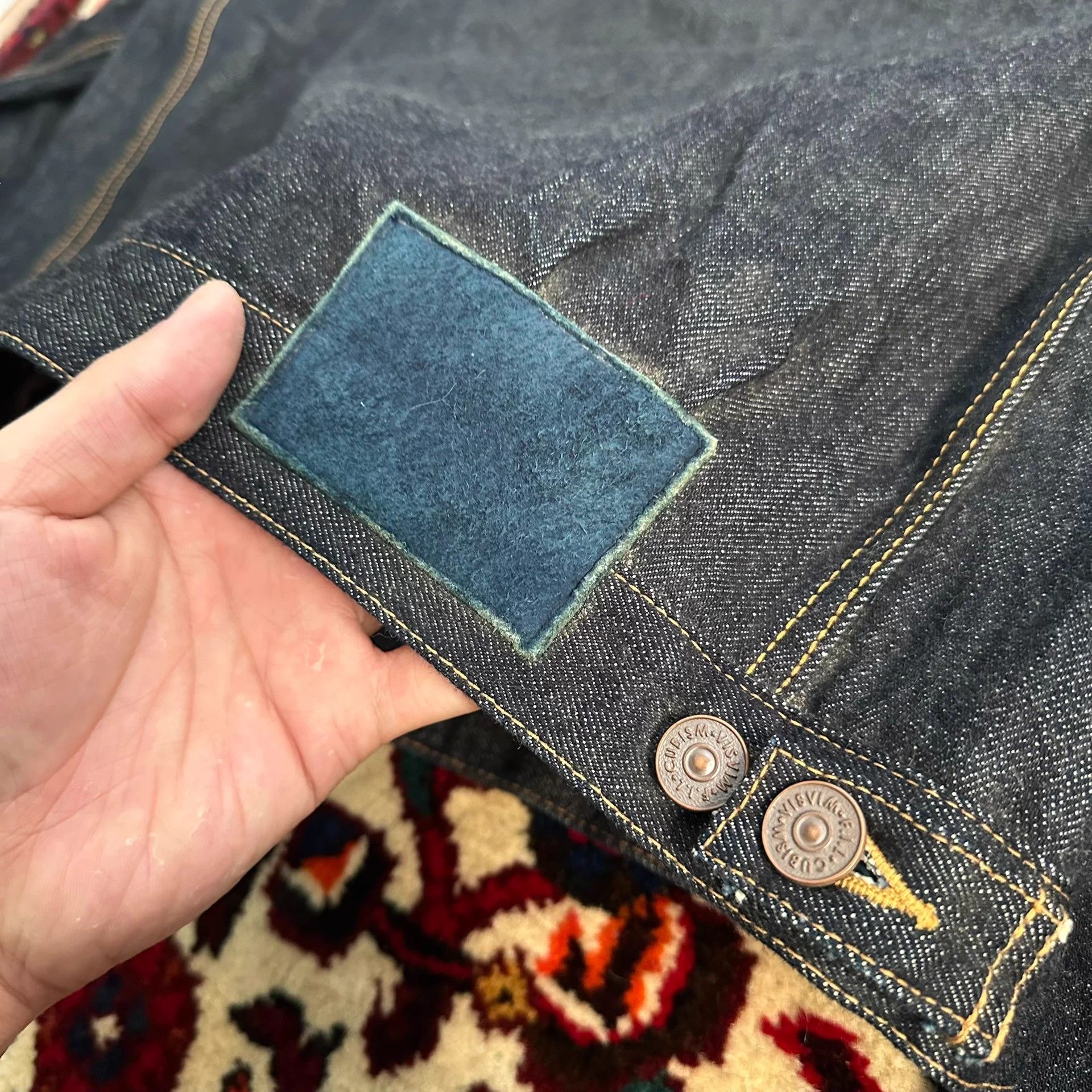 Visvim visvim 25SS 101X JKT MUD Dyed Denim Jacket - Size 2 Size US M / EU 48-50 / 2 - 7 Thumbnail