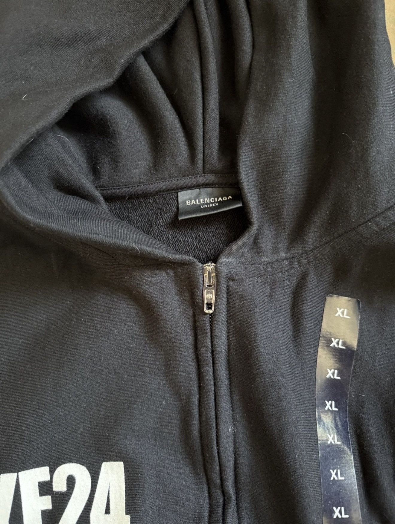 Balenciaga Balenciaga Sticker Jacket/Hoodie YE24 Size US XXL / EU 58 / 5 - 9 Thumbnail