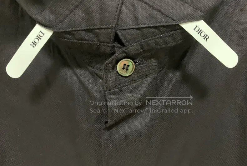 Dior Dior size 39 Black Chest Logo Shirt Size US XS / EU 42 / 0 - 5 Thumbnail