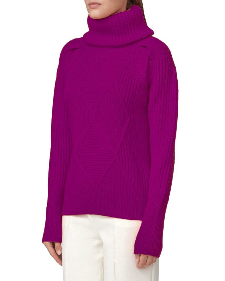 Kenzo KENZO / Wool Sweater with Transforming Collar Size L / US 10 / IT 46 - 2 Thumbnail