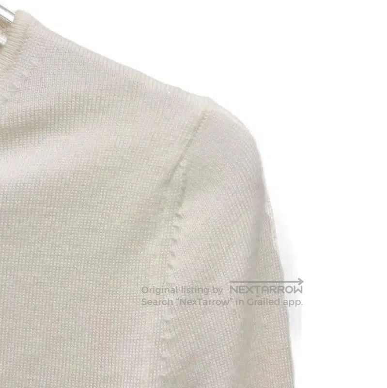 Miu Miu Miu Miu Cream Cotton Blend Women's Sweatshirt . Size S / US 4 / IT 40 - 3 Thumbnail