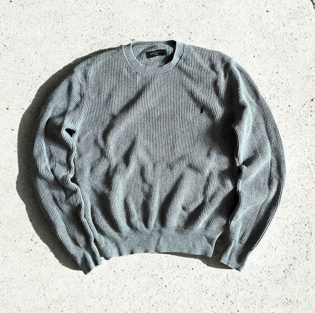 Allsaints × Vintage Vintage Grey Sweater Knitwear Crochet Allsaints Logo Basic Size US S / EU 44-46 / 1 - 1 Thumbnail