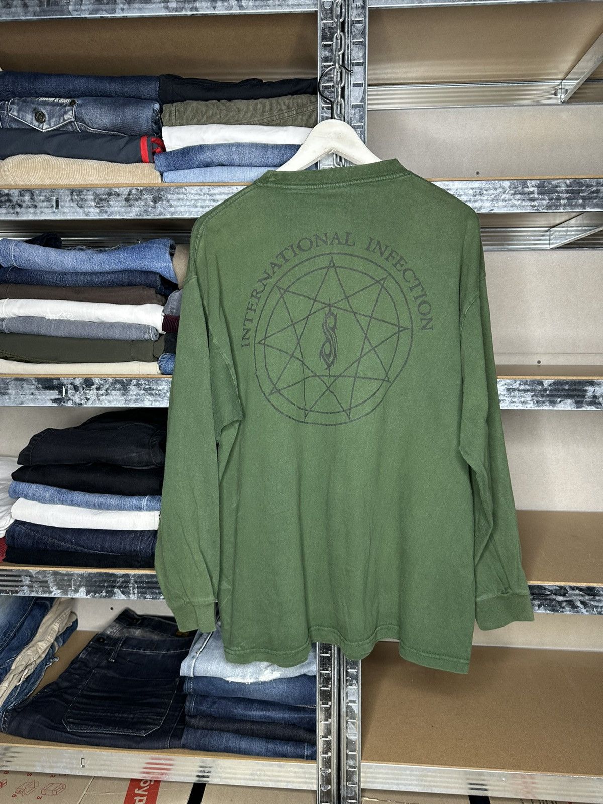 Slipknot Slipknot 2001 Vintage Shirt XL Metal International Infection Size US XL / EU 56 / 4 - 3 Thumbnail