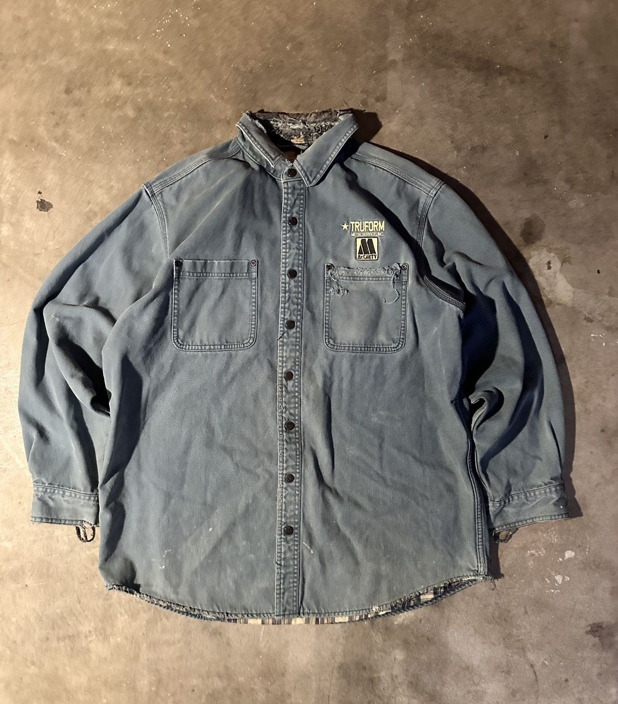 Carhartt × Vintage Streetwear x Vintage carhartt style LL bean jean jacket ! Size US XL / EU 56 / 4 - 1 Thumbnail