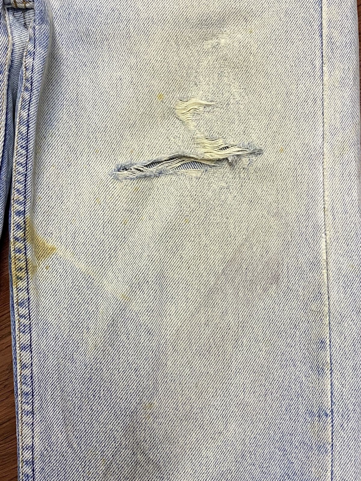Levi's × Levi's Vintage Clothing Vintage Levis505 90s Faded Wash Distressed Loose Jeans Size US 32 / EU 48 - 7 Thumbnail