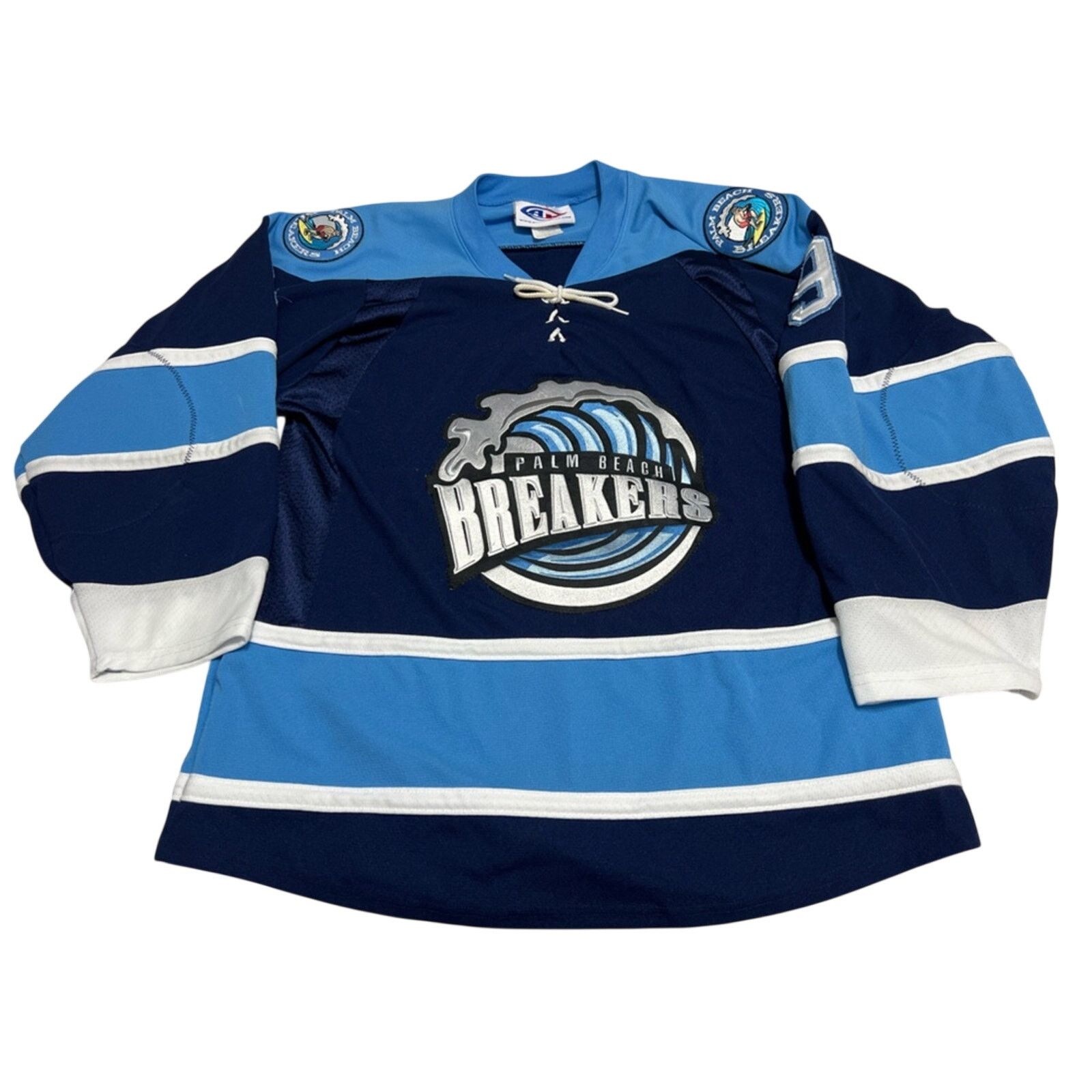 Ccm Athletic Knit Men's Hockey Jersey Guerra Palm Beach Breakers Size US M / EU 48-50 / 2 - 1 Thumbnail