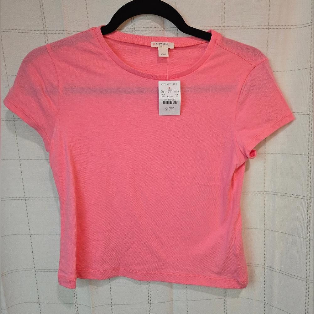 Designer Crewcuts Girls' Shrunken T-shirt in Vintage Jersey Size US XL / EU 56 / 4 - 2 Thumbnail