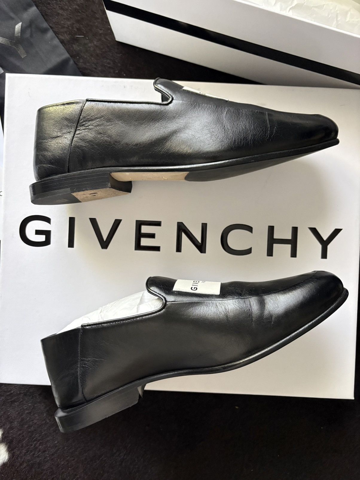 Givenchy Label loafers in leather Size US 9 / IT 39 - 9 Thumbnail