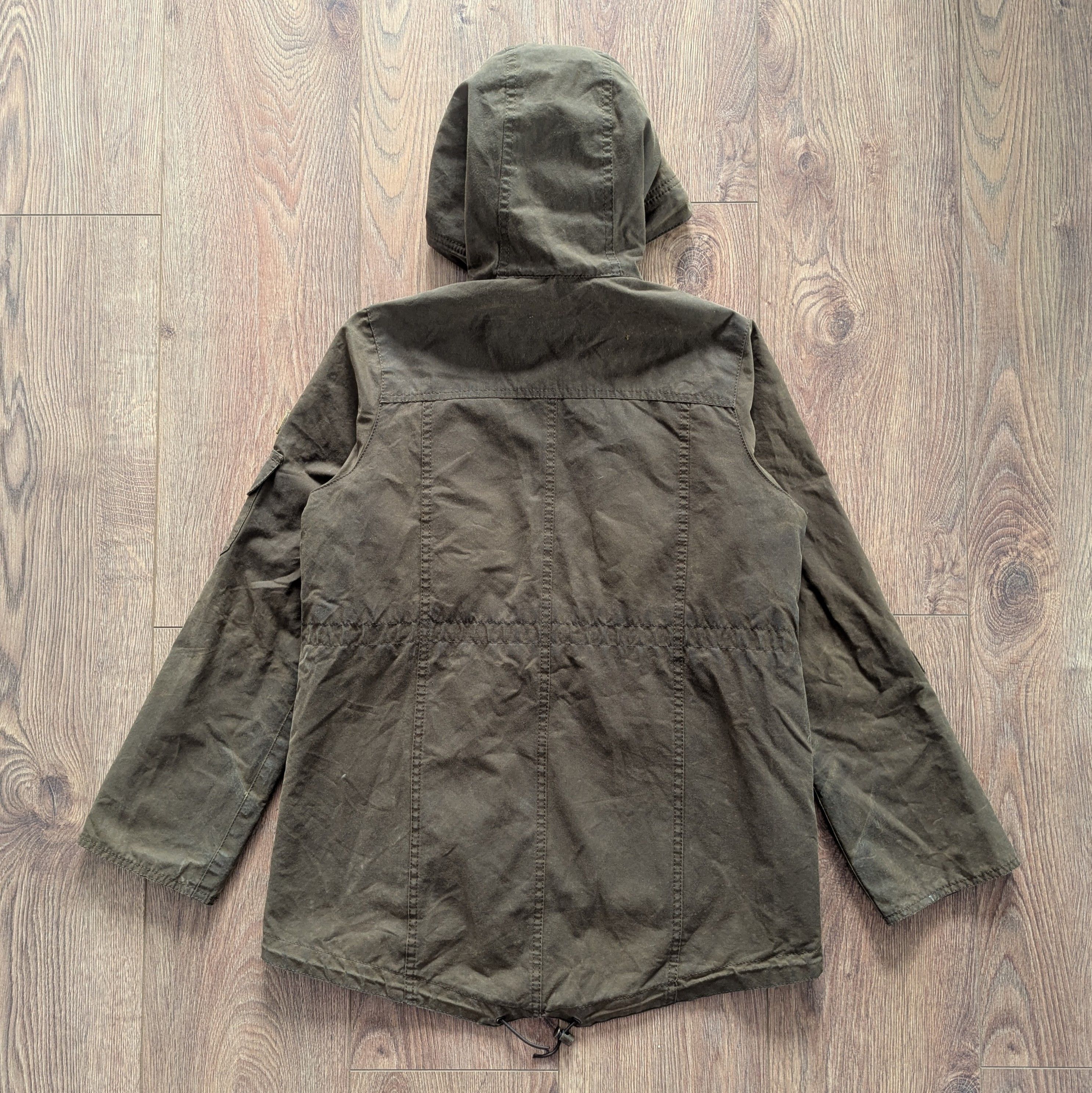 Barbour Barbour Winter Force Parka Wax Hooded Jacket Size Girls XL Size XL / US 12-14 / IT 48-50 - 17 Thumbnail