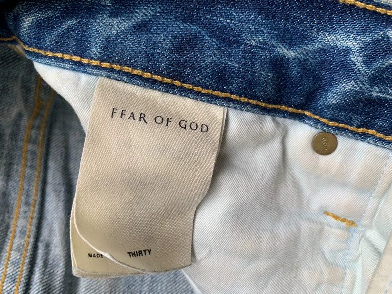 Fear of God Fear of God Blue water ripples Size US 30 / EU 46 - 5 Thumbnail
