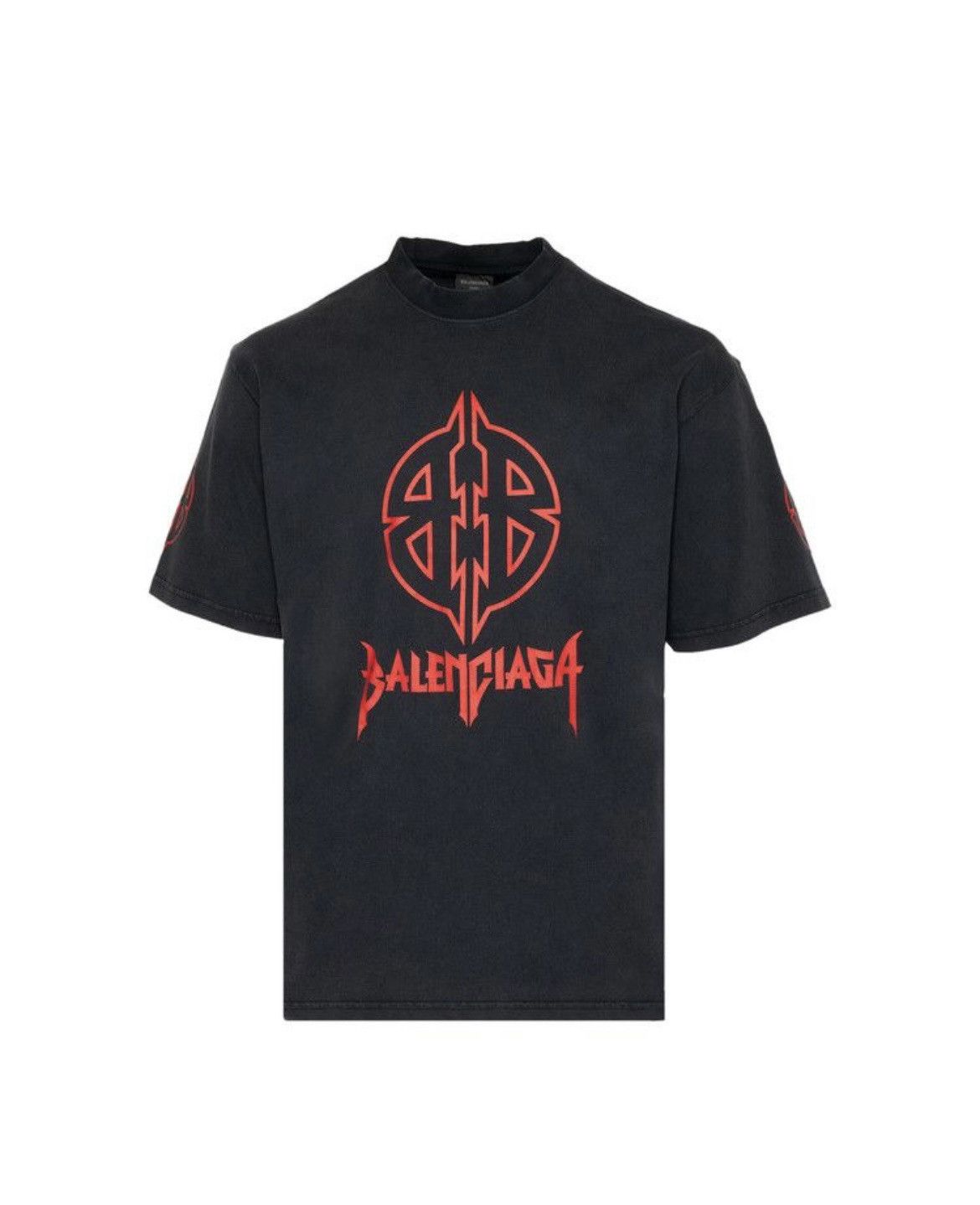 Balenciaga Balenciaga BB Metal Tee Size US M / EU 48-50 / 2 - 2 Thumbnail