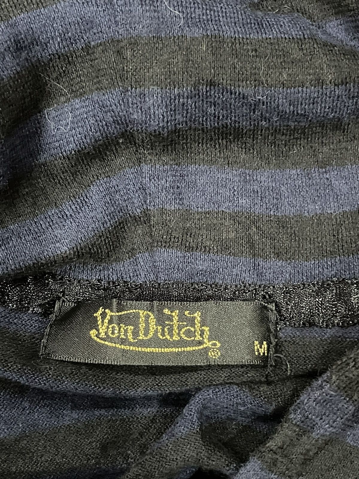 Von Dutch Von Dutch striped hoodie shirt Size M / US 6-8 / IT 42-44 - 4 Thumbnail