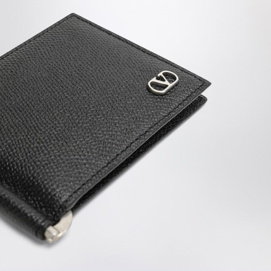 Valentino o1d2blof1025 Size: OS / Bi-fold V Logo Wallet in Black Size ONE SIZE - 4 Thumbnail