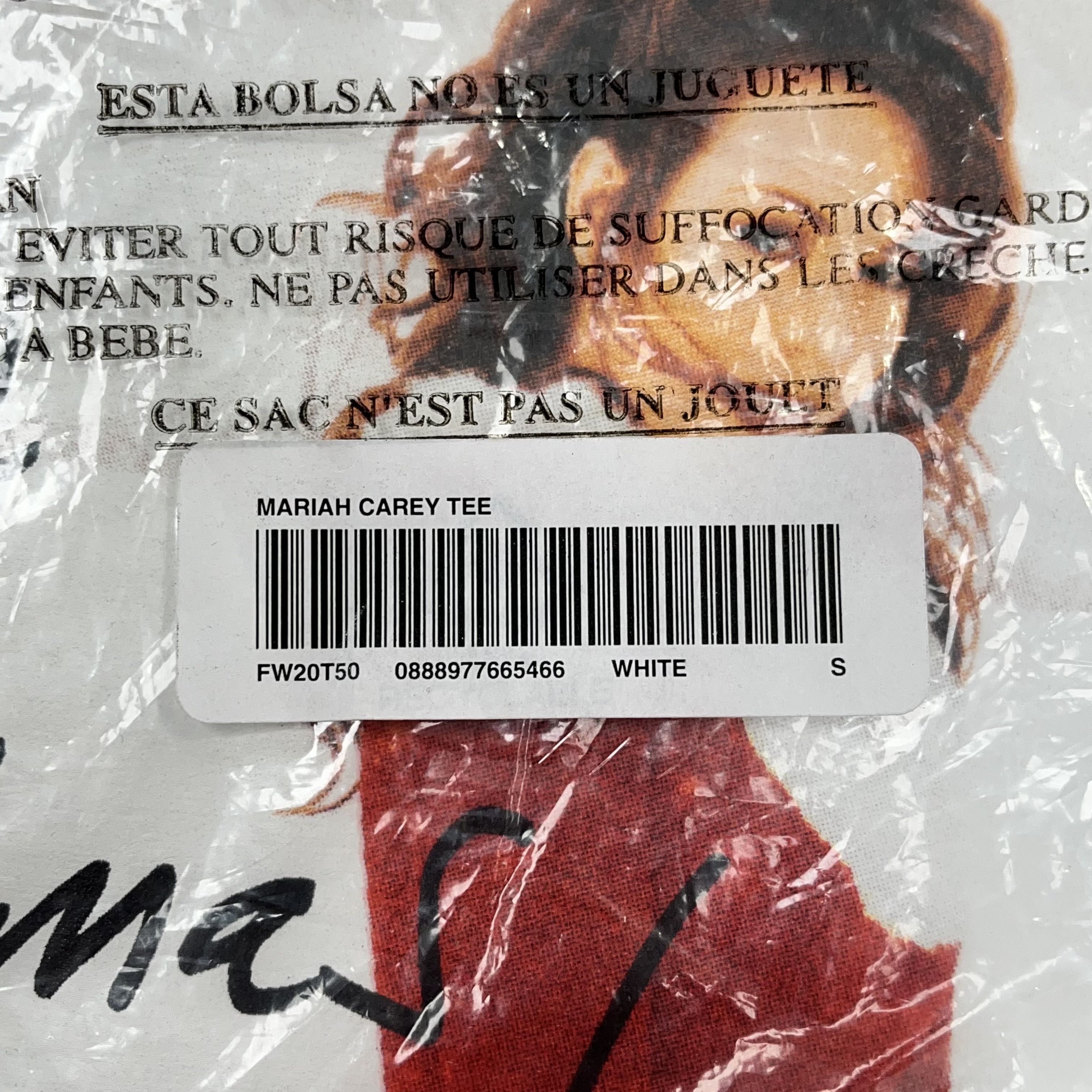 Supreme Supreme Mariah Carey Tee White Size US S / EU 44-46 / 1 - 5 Thumbnail
