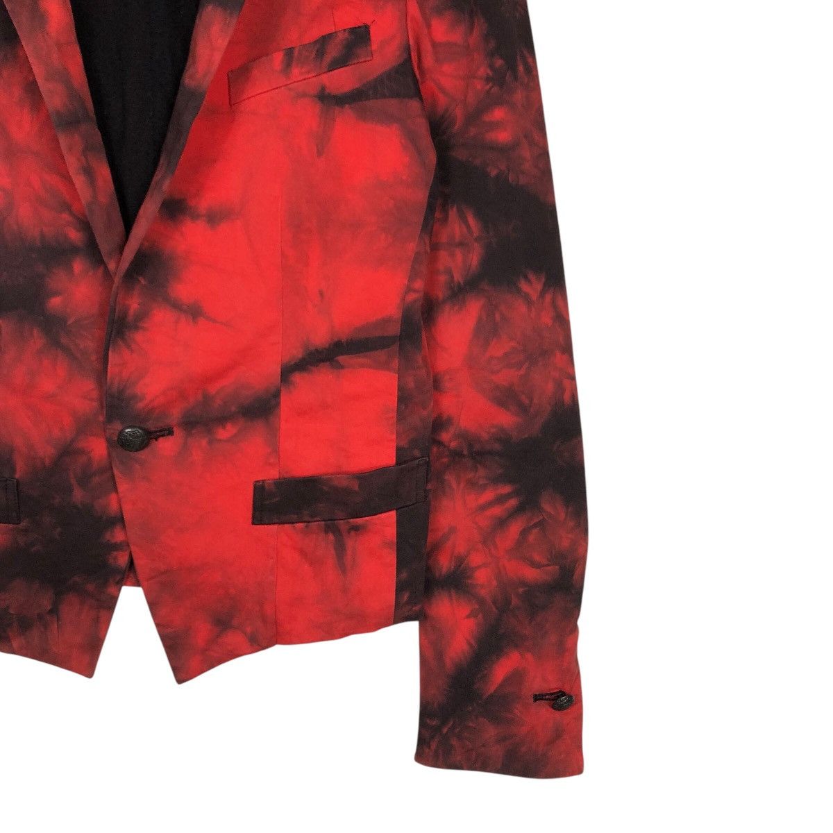 Japanese Brand 📌Cropped Biker Jacket Sos Te Nuto Acid Wash Issey Miyake Size US M / EU 48-50 / 2 - 6 Thumbnail