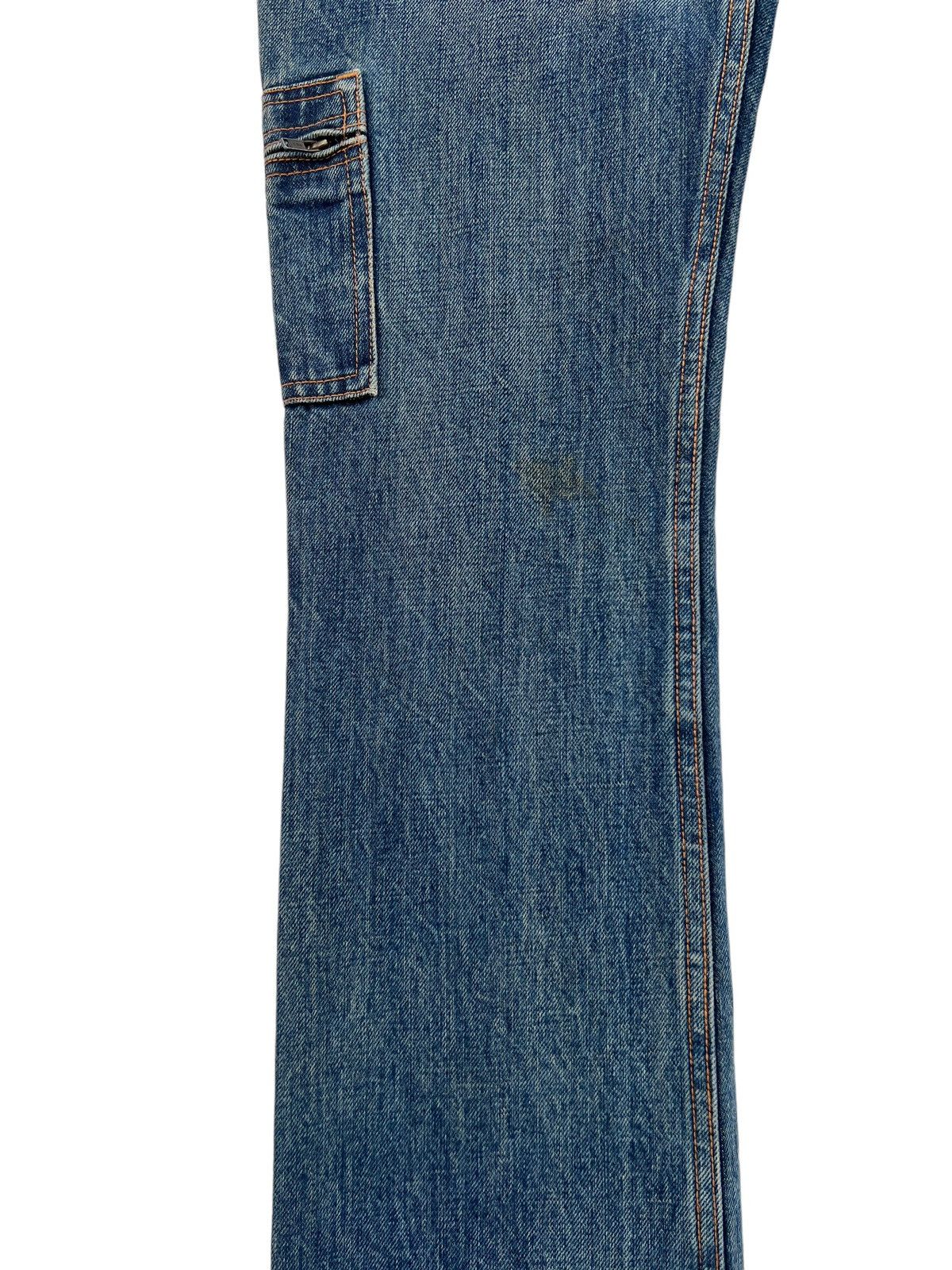 Vintage EDGE ON ALL Japan 6 Zipper Pockets Denim Slim Flare Jeans Size US 29 - 9 Thumbnail
