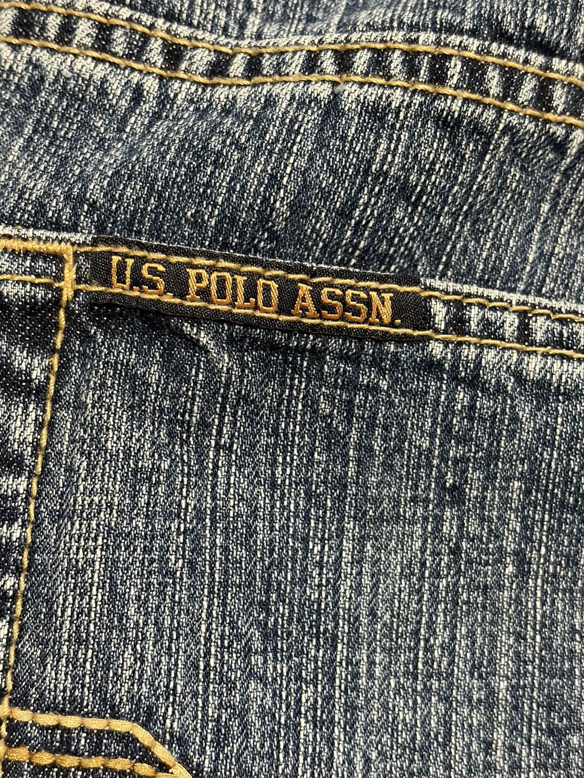 U.S. Polo Assn. U.S. Polo Assn Jeans Mens 36x30 (35x30) Medium Wash Straight Size US 36 / EU 52 - 4 Thumbnail