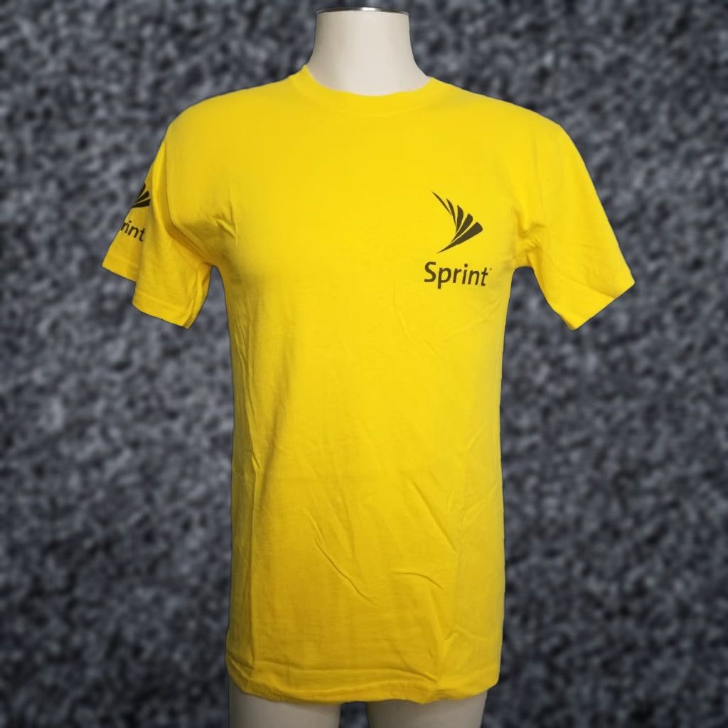 Gildan Retro NASCAR Sprint Cup Series Tee T-Shirt Mens S Double Sided Yellow Crew Neck Cotton Gildan Cup Series Size US S / EU 44-46 / 1 - 1 Thumbnail