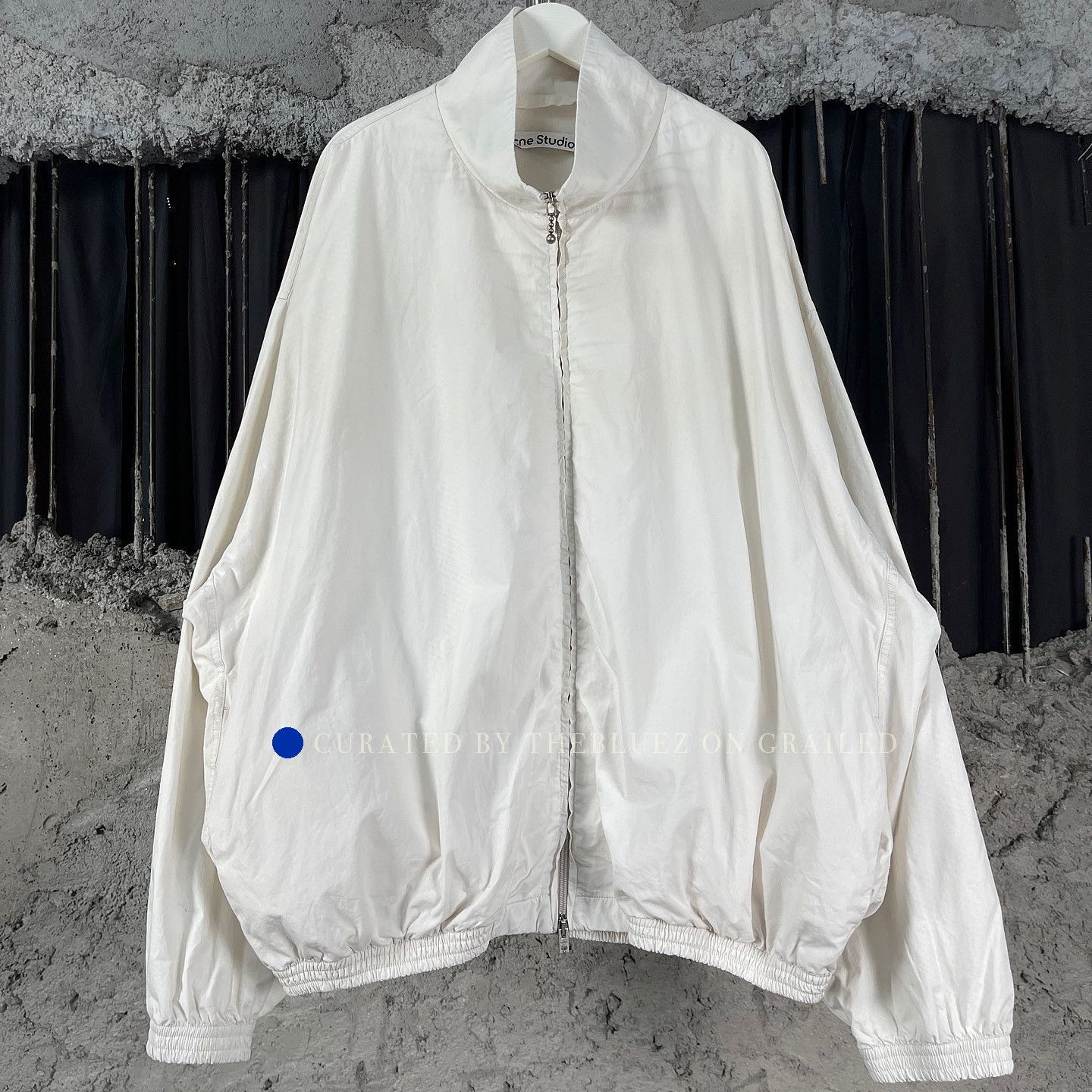 Acne Studios 1996 Logo Zip Jacket in White Size US S / EU 44-46 / 1 - 1 Thumbnail