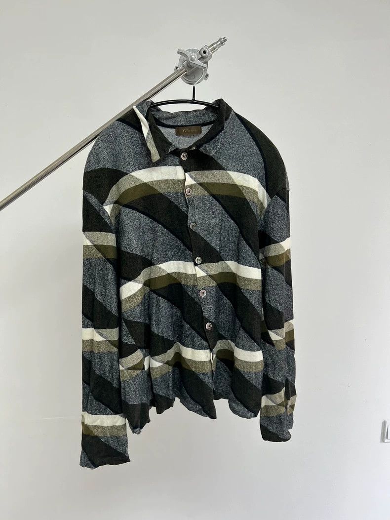 Yohji Yamamoto yohji yamamoto Diagonal Stripe Shirt Size US L / EU 52-54 / 3 - 2 Thumbnail