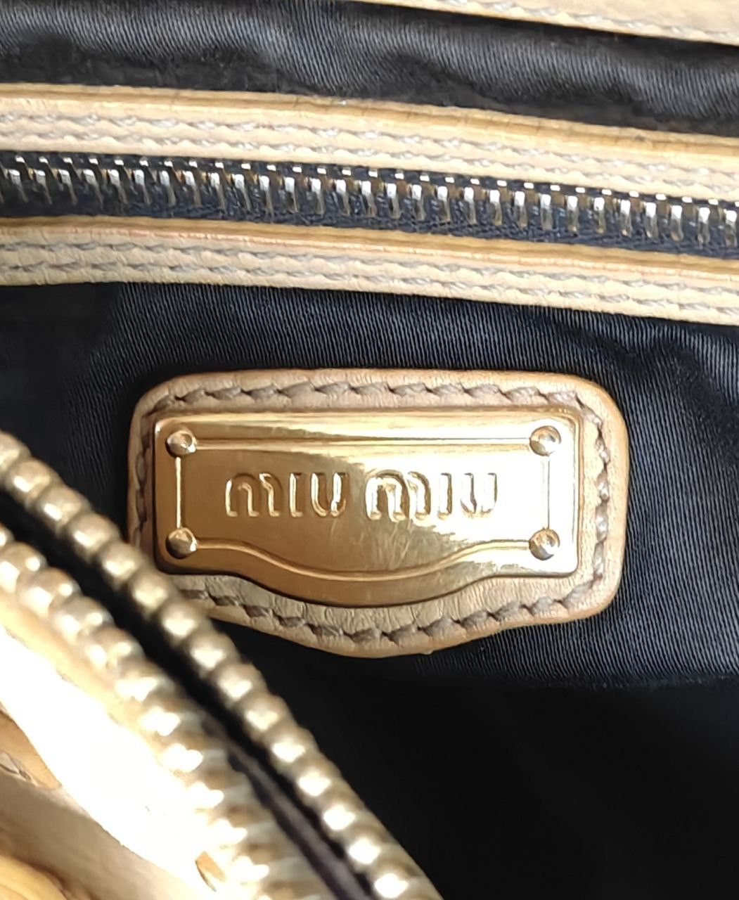 Miu Miu Miu Miu 2 Way Hand Shoulder Leather Bag Size ONE SIZE - 8 Thumbnail