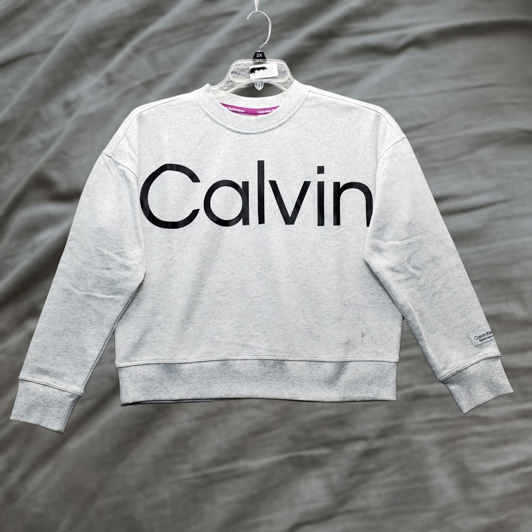 Calvin Klein Calvin Klein Performance Sweatshirt Womens XS Gray Heather Long Sleeve Crew Neck Shirt Womens XS Gray Heather Calv... Size XS / US 0-2 / IT 36-38 - 1 Thumbnail